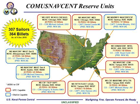 Navy Reserve Units By State Map