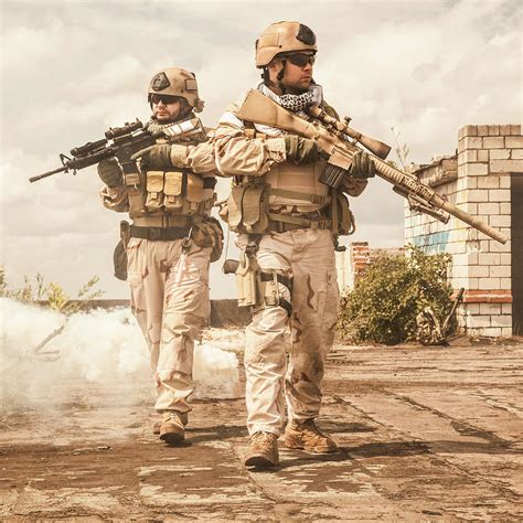 Navy SEAL team in action