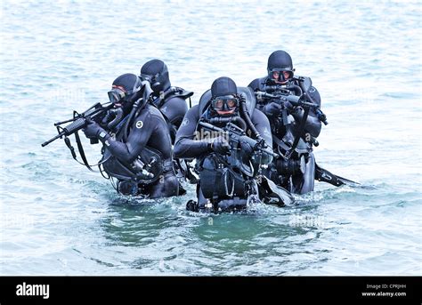 Navy SEAL combat swimming training