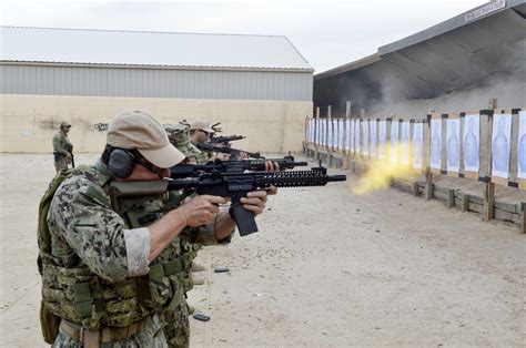 Navy SEAL land warfare training