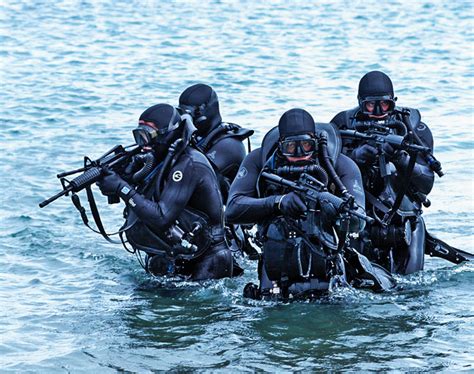 Navy SEAL scuba diving training