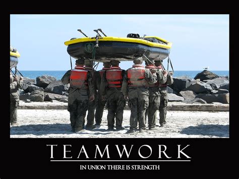 Navy SEAL teamwork