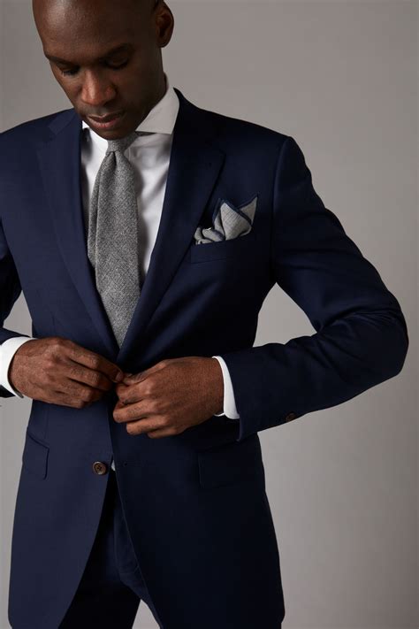 Navy Suit Accessories