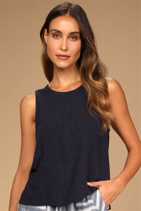 Navy Tank Top Inspiration