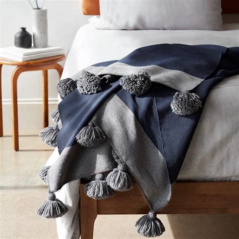 Navy Throw Blanket Materials