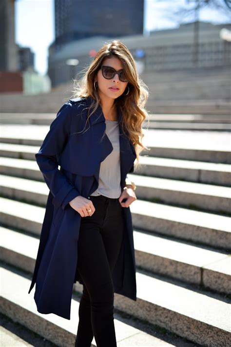 Navy Trench Coat Styles