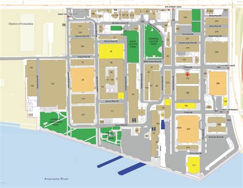 Navy Yard DC Location Map