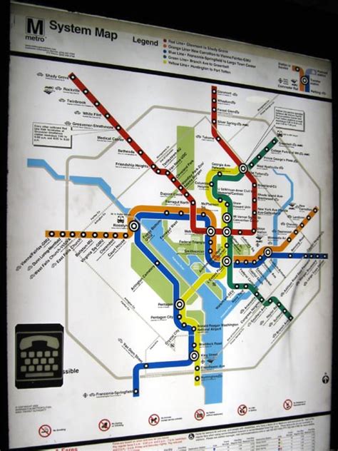 Navy Yard Metro Map