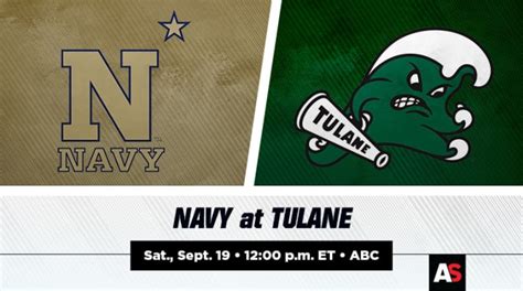 Navy vs Tulane football game history