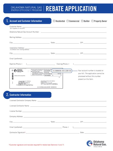 New Mexico Gas Rebate Application Form