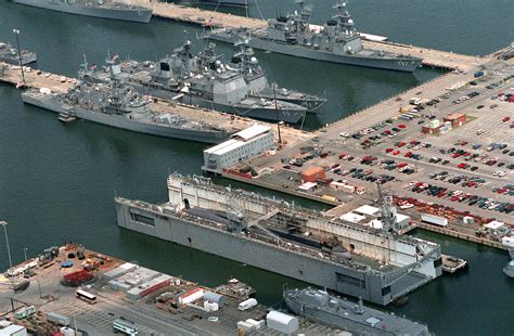 Norfolk Naval Base ships