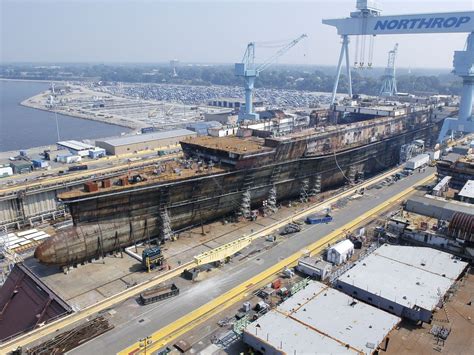 Norfolk Navy Yard ship construction