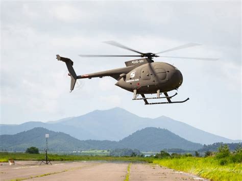 North Korean Air Force helicopter in flight