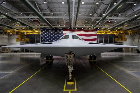 Northrop Grumman B-21 Raider On Runway