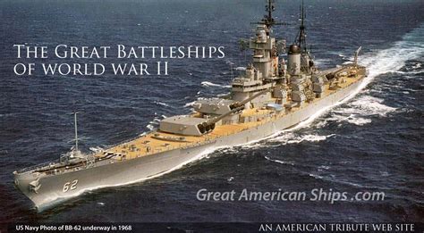 Notable American Battleships of WW2