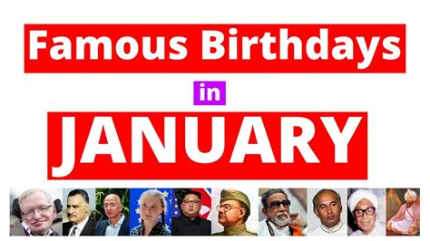 Notable Births on January 25