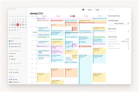 Notion Calendar Examples