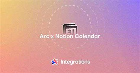 Notion Calendar Integration