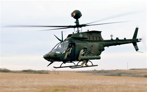 OH-58 Kiowa Warrior in flight