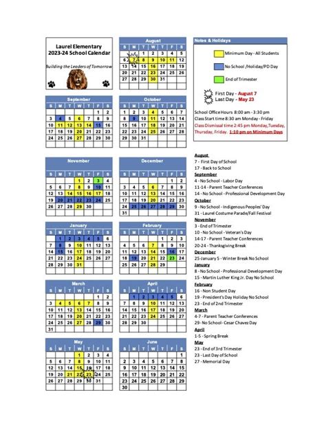 OUSD School Calendar Structure