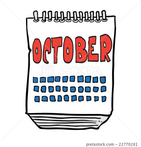 October Animation Calendar Timeline