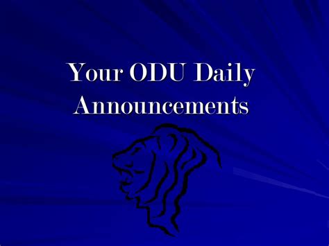 Using Odu in Daily Life