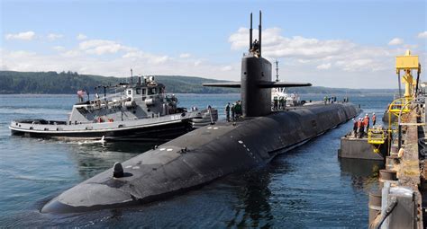 Ohio Class Submarine in the ocean