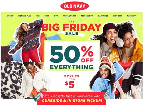 Old Navy Black Friday Deals on Home Goods