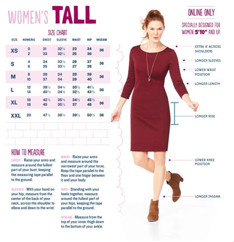 Old Navy Tall Sizing