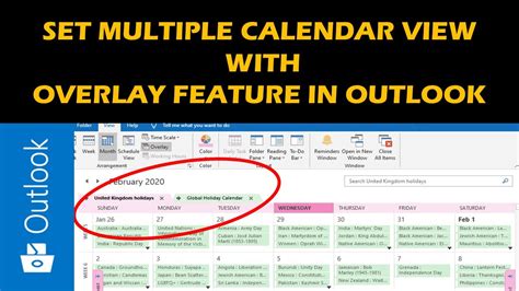 Outlook Calendar Features