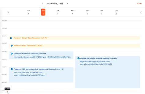 Outlook Calendar Integration