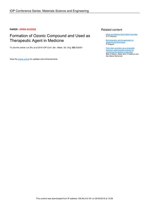 Ozonic Compound