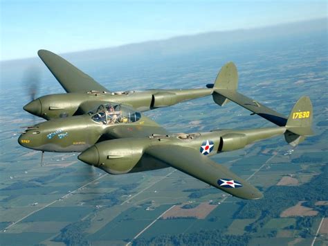 P-38 Lightning Gull Wing