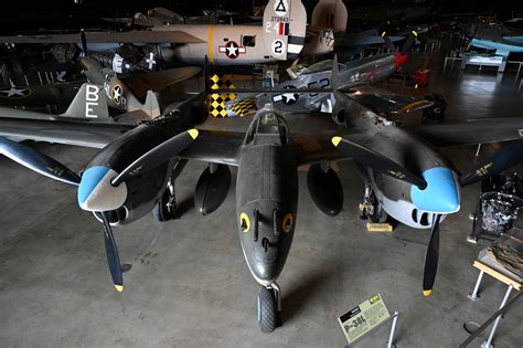 P-38 Lightning museum display