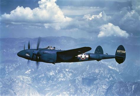 P-38 Lightning on reconnaissance mission