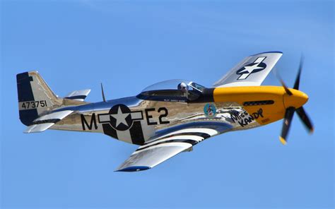 P-51 Mustang in flight