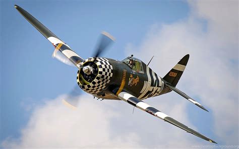 P-47 Thunderbolt in flight