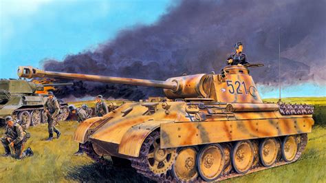 Panther Tank in Combat