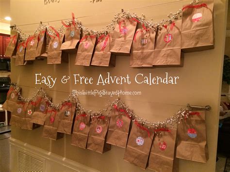 Paper Bag Advent Calendars