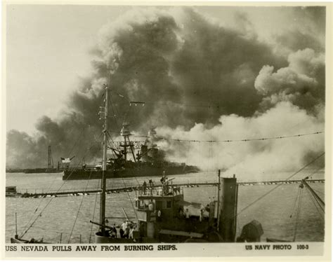 USS Nevada during the attack