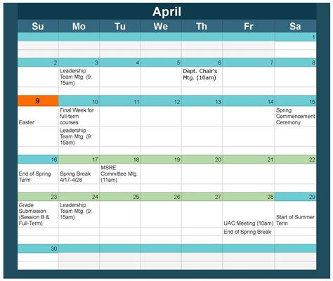 Pepperdine University Academic Calendar Faculty