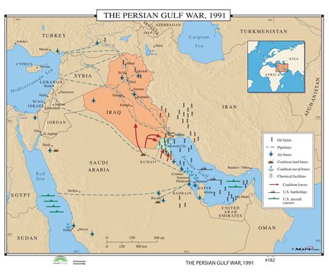 Map of the Persian Gulf Region