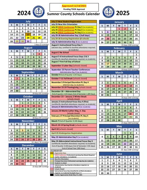 Personalized Sumner County Schools Calendar