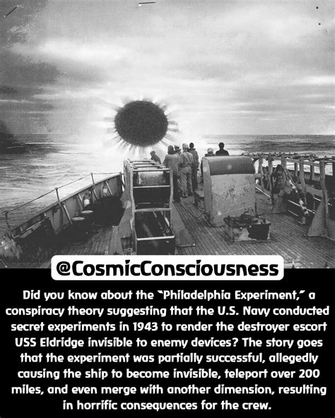 Theories and speculations surrounding the Philadelphia Experiment