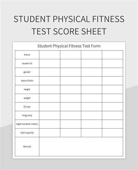 Physical Fitness Test Preparation