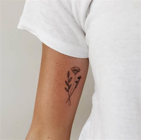 Placement of Floral Tattoos