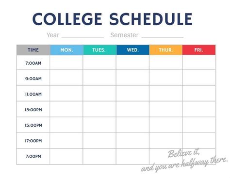 Planning Your Academic Schedule