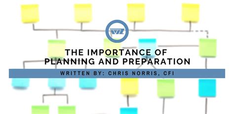 Planning and Preparation