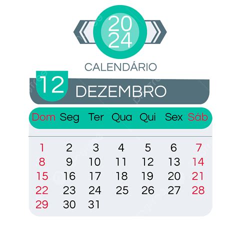 Portuguese Language Calendar