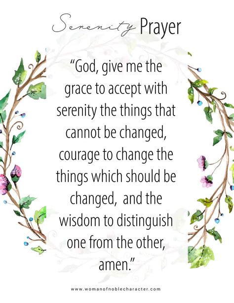 Practical Examples of Serenity Prayer Image